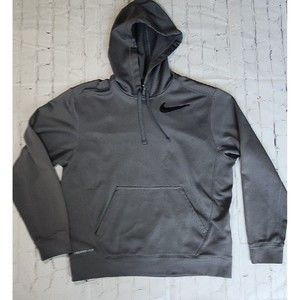 Nike Therma Fit pull over Hoodie Grey Mens Medium